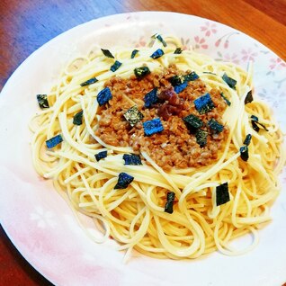 小さじで作る、だしがメインのコクうま納豆パスタ